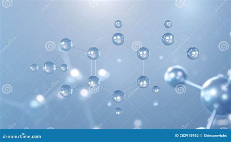 Piperonal Molecular Structure 3d Flat Model Aromatic Aldehydes Structural Chemical Formula