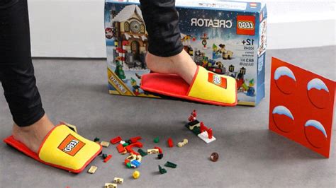 Legos Anti Lego Slippers Have Extra Foot Padding For Protection Youtube