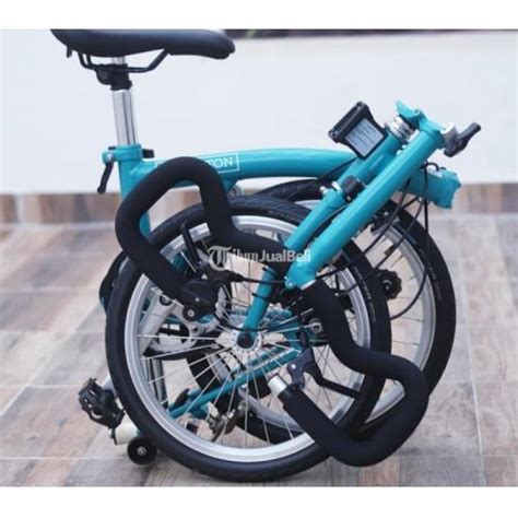 Sepeda Lipat Murah Brompton B75 2019 Bekas Upgrade Normal Like New Di