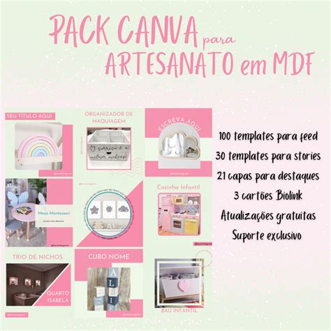 Pack Canva Para Artesanato Em Mdf K Theryne Bruna Alves Da Silva