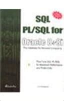 Sql Pl Sql For Oracle I The Database Fornt Co P S Deshpande