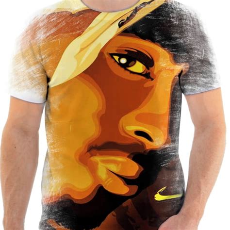 Camisa Camiseta Personaliza Cantor De Rap Tupac Shakur Elo