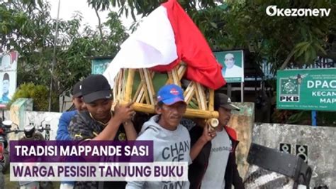 Warga Pesisir Tanjung Buku Di Polewali Mandar Gelar Tradisi Mappande