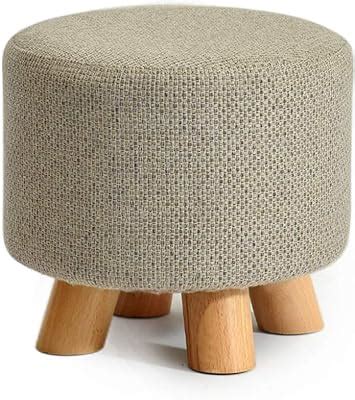 Wimarsbon Pouf Ottoman Cotton Knitted Boho Footstool Round