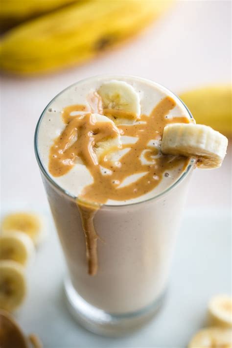 How To Make A Banana Smoothie With Peanut Butter Banana Poster