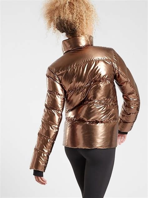 Lofty Metallic Down Jacket Athleta Jackets Down Jacket Athleta