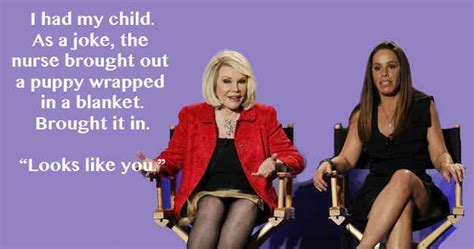 27 Of The Most Memorable Joan Rivers Jokes Joan Rivers How To Memorize Things Joan