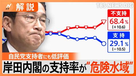 岸田内閣の支持率“過去最低”の291 自民党の支持者も「政策に期待できない」が半数超【 Nスタ解説】 Tbs News Dig