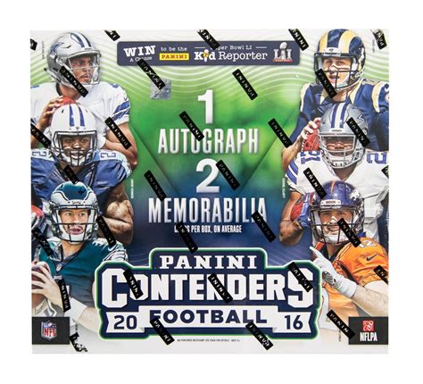 Panini Contenders Football Pack Box Da Card World