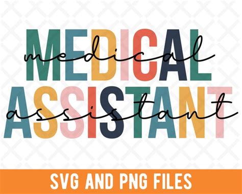 Medical Assistant Svg Medical Assistant Png Clinical Etsy