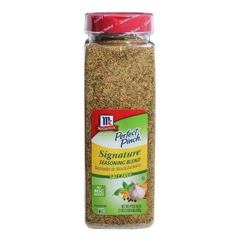 Mccormick Perfect Pinch Signature Salt Free Seasoning 21 Ounce 6 Per Case