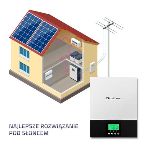 Qoltec Hybrydowy Inwerter Solarny Off Grid Kw A Mppt Sinus