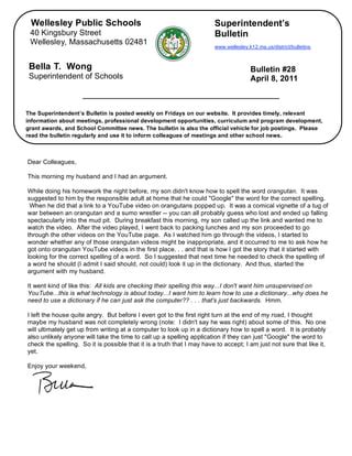 Superintendent S Bulletin Pdf