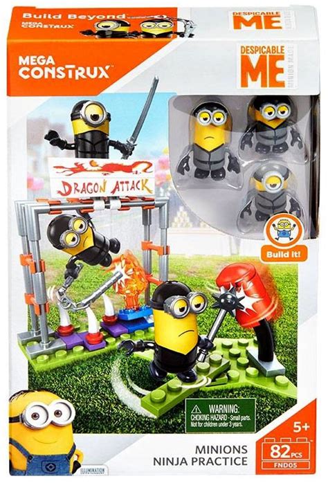 Mega Bloks Despicable Me Minion Made Mega Construx Minions Ninja