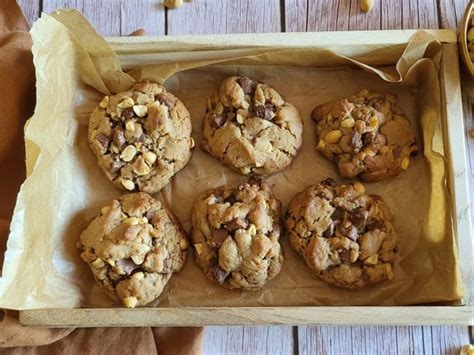 Cookies au chocolat et aux cacahuètes pure gourmandise Recette par