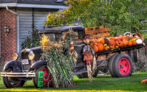 Autumn Truck Wallpapers Wallpaper Cave