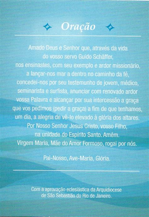 Orações de Minha Mãe: 155) GUIDO SCHAFFER