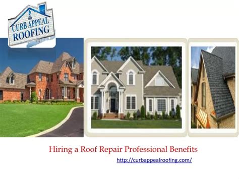 Ppt Hiring A Roof Repair Professional Benefits Powerpoint