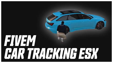 Fivem Police Cartracker Script Esx Cartracking Aleksdev Youtube