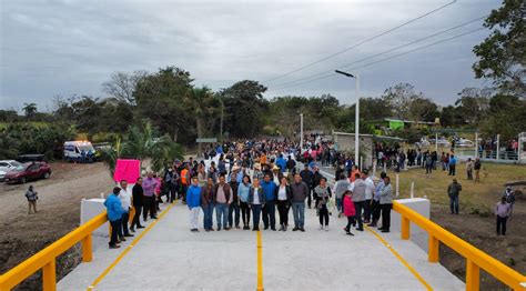 Entrega Alcaldesa Obra De Nuevo Puente En Tlalixcoyan