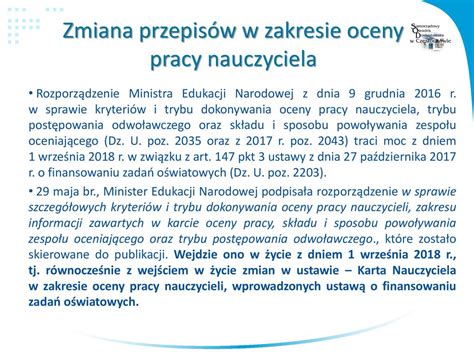 OCENA PRACY NAUCZYCIELA Ppt Pobierz