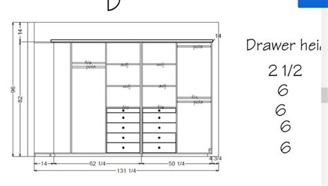 Closet Drawer Height Suggestions Closet Drawers Clothes Drawer