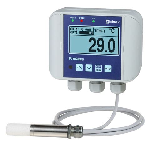 Sensor De Temperatura Y De Humedad Relativa Prosens Qm Series Simex