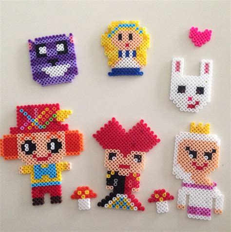 Alice In Wonderland Perler Bead Pattern Chartdevelopment