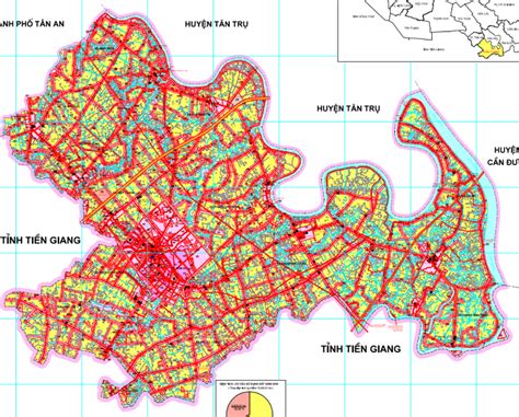 Bản đồ Quy Hoạch Sử Dụng đất Huyện Châu Thành Tỉnh Long An đến Năm 2030