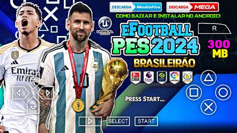 Novo Pes Efootball Ppsspp Psp Android Atualizado Explore O