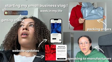 Starting My Small Business Vlog Week In My Life Packing Orders