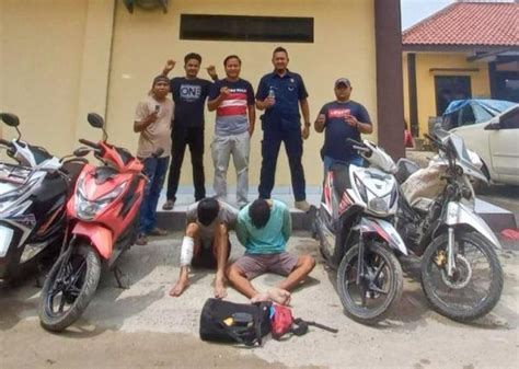 Gasak Motor Warga Warunggunung Maling Di Lebak Tak Berkutik Saat