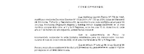 D EX Nº 1646 08 Suspende Veda Biológica Anchoveta y Sardina Común XIV X