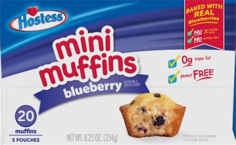 Hostess Blueberry Mini Muffins Count Oz Kroger