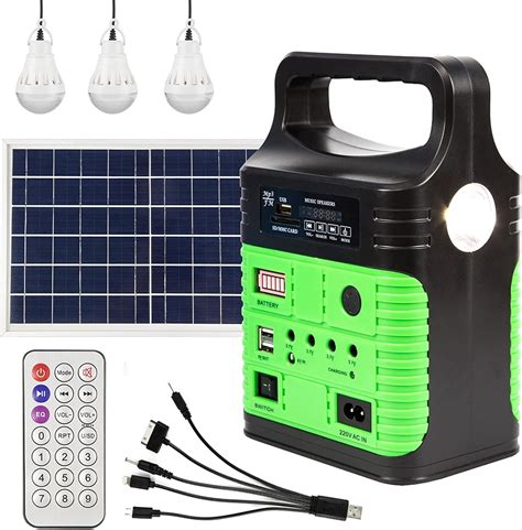 Portable Power Stationsolar Generator With Panels Includedlifepo4 Lithium Battery Pack Small