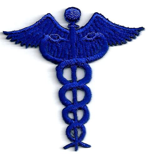 Details About Caduceus Medical Emblem Doctor Nurse Blue