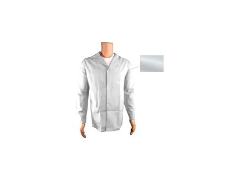 Transforming Technologies JKC8809SPWH ESD Jacket Lapel Collar Snap