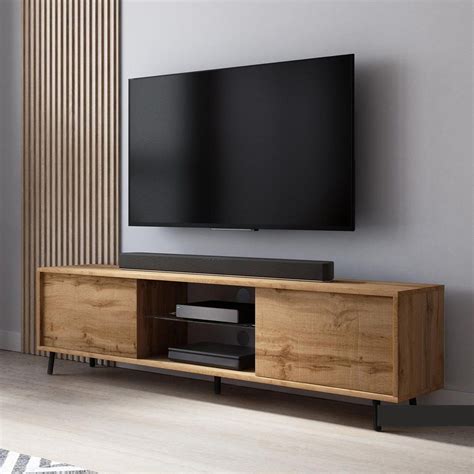 Maison Home Lefyr TV Meubel TV Kast Staand Hout 140 Cm