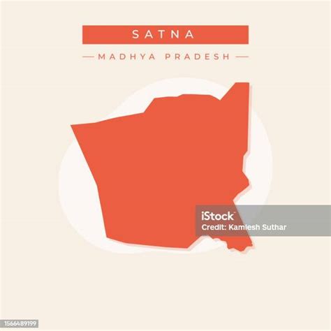 Vector Illustration Vector Of Satna City Map India City Stock Illustration - Download Image Now ...