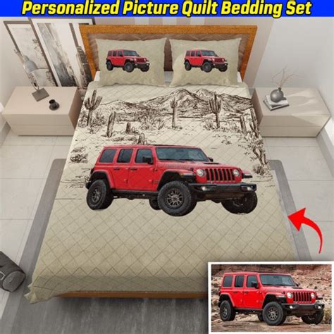 Personalized Photo Quilt Bedding Set Multi Kool Kool