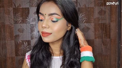 Independence Day Inspired Makeup Look Tri Color Inspired Eye Ask