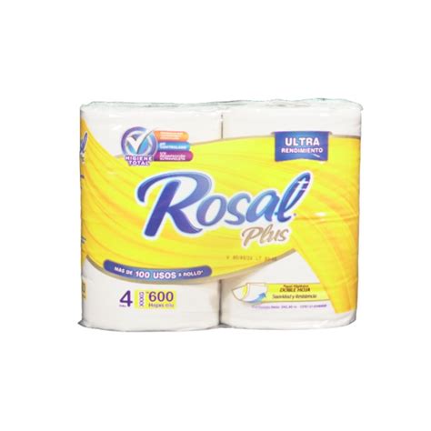 Papel Hig Rosal Plus Hojas Paq Rollos Quero