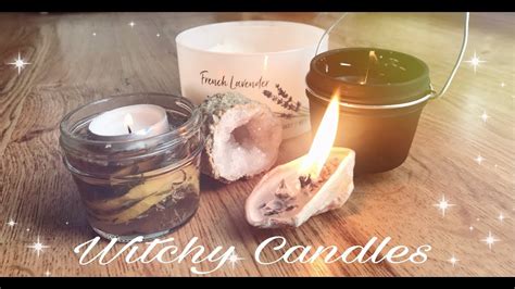 Diy Witchy Candles Youtube