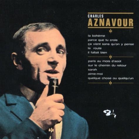 Charles Aznavour ‎– Charles Aznavour | Songs, Album, Charles