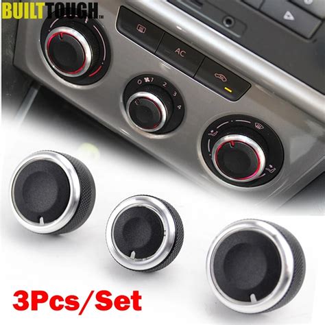 AC Heater Climate Control Switch Panel Knobs ForAudi A3 8P Sportback