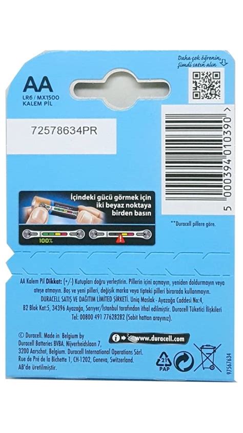 Duracell Turbo Max AA 2'pcs Cartpen Battry | Alliance