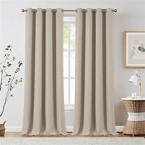 Amazon JINCHAN 100 Blackout Curtains For Bedroom 96 Inch Length