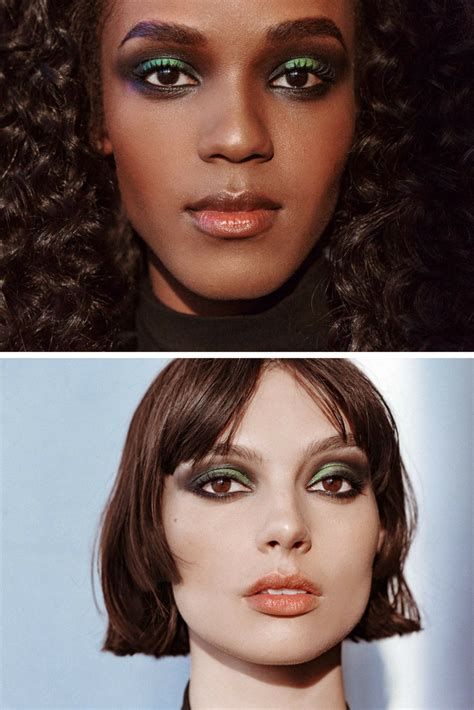 The Look Brandon Maxwells Layered Smoky Eye Disco Makeup