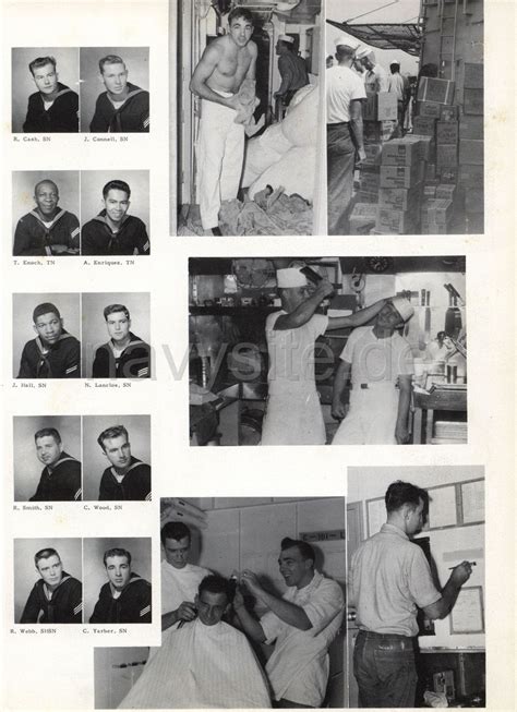 Uss Allen M Sumner Dd Mediterranean Cruise Book Ship S Crew