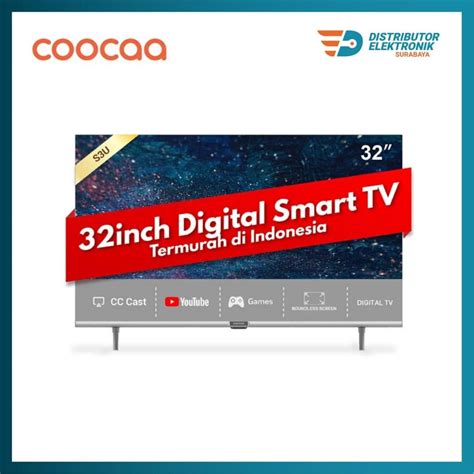 Jual COOCAA Smart Digital TV 32 Inch S3U 32S3U COOCAA 32S3U YOUTUBE